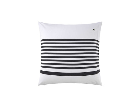 Taie d'oreiller L BAYADERE Bitume Jersey Biologique - LACOSTE
