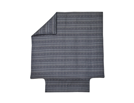 Housse de couette Satin jacquard - ALLEGRO Bleu Corinthe