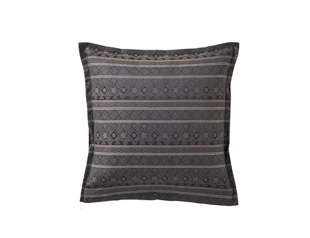 Taie d'oreiller Satin jacquard - ALLEGRO Bleu Corinthe