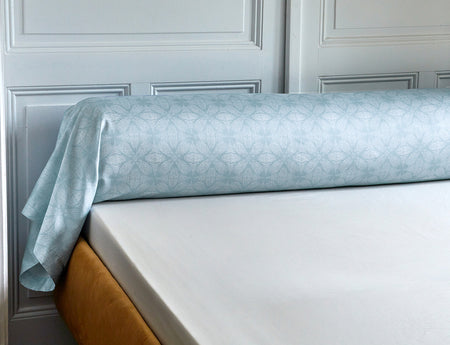 Taie de traversin Satin de Coton - ANGELICA Tilleul