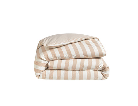 Housse de couette Percale imprimée - BELLA VITA Chanvre