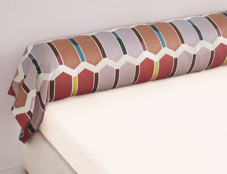 Traversin Satin de coton - MOSAÏC Sienne