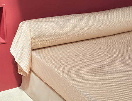 Taie de traversin Satin de coton - RHAPSODIE Aubépine