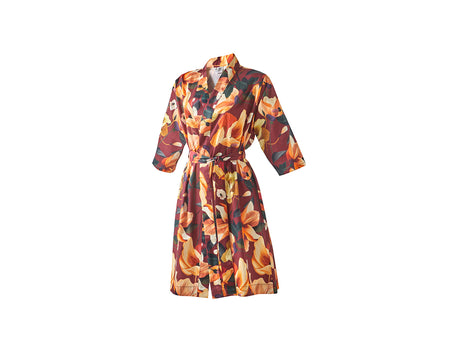Kimono Satin de coton - RHAPSODIE Grenat
