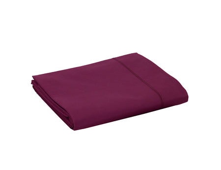 Drap plat Percale de coton - UNI BLANC DES VOSGES