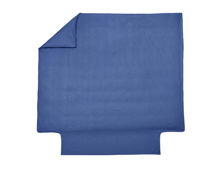 Housse de couette Percale de coton - UNI BLANC DES VOSGES