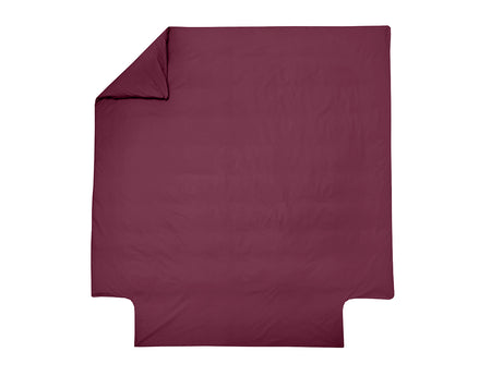 Housse de couette Percale de coton - UNI BLANC DES VOSGES