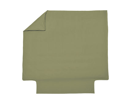 Housse de couette Percale de coton - UNI BLANC DES VOSGES