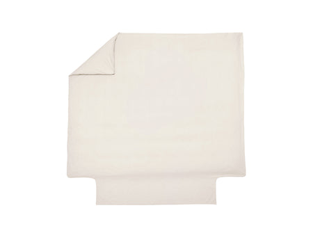 Housse de couette Percale de coton - UNI BLANC DES VOSGES