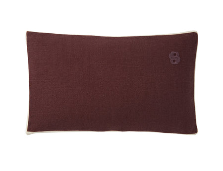 Coussin de décoration Lin - CLAYTON Moka