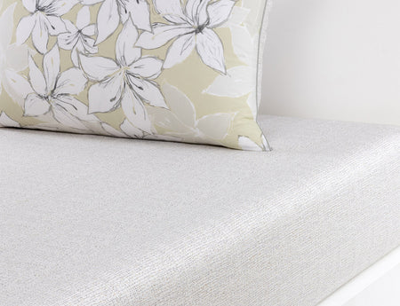 Drap housse JADEITE BLOOM Satin de coton - BOSS HOME