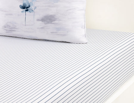 Drap housse L SHADOW Satin Lavé - LACOSTE