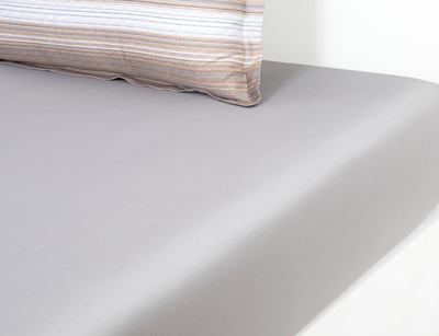 Drap housse Satin de coton - METASTRIPE
