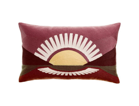 Coussin Brodé Coton - EOL Bordeaux