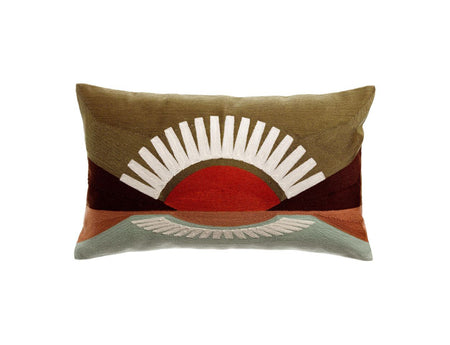 Coussin Brodé Coton - EOL Mineral