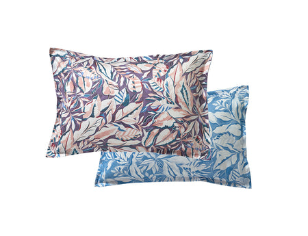 Taie d'oreiller Satin Imprimé - EUPHORIA Améthyste