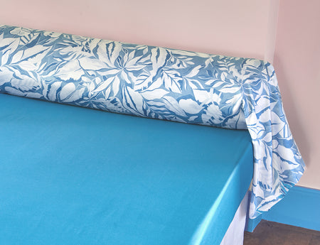 Taie de traversin Satin imprimé - EUPHORIA Améthyste