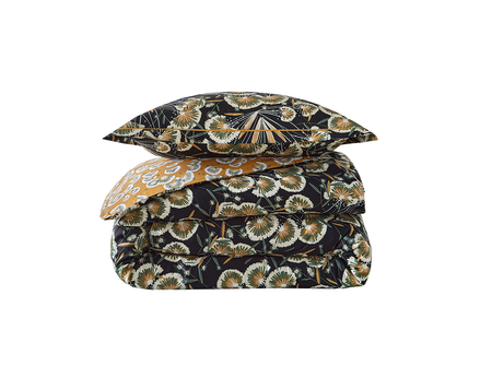 Taie de traversin Satin de coton - FLOREA Ambre