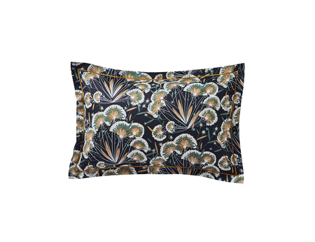 Taie d'oreiller Satin de coton - FLOREA Ambre