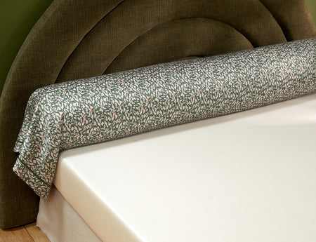 Taie de traversin Satin de coton - GAIA Mauve