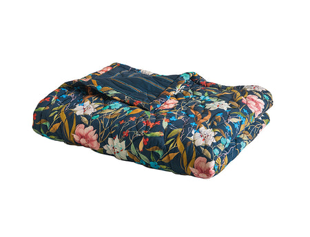 Couvre Lit Matelassé Satin - GIARDINO Nuit