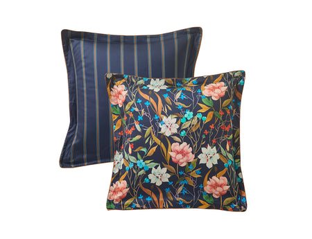 Taie d'oreiller Satin de coton - GIARDINO Nuit