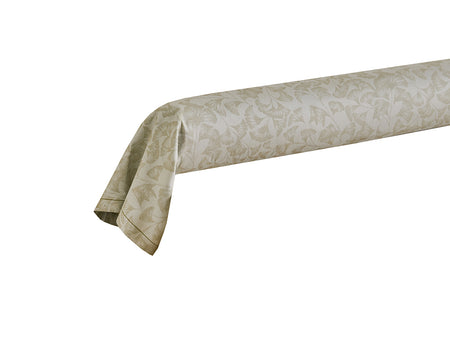 Taie de traversin Satin Jacquard - GINGKO Olive