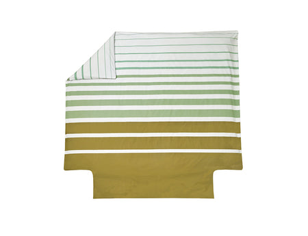 Housse de couette Percale de coton - GRAND LARGE Kaki