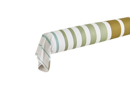 Taie de traversin Percale de coton - GRAND LARGE Kaki