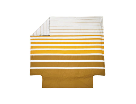 Housse de couette Percale de coton - GRAND LARGE Ocre