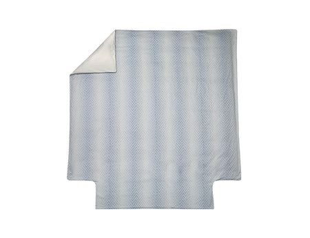 Housse de couette Satin de coton - GRAVITY Bleu Céleste