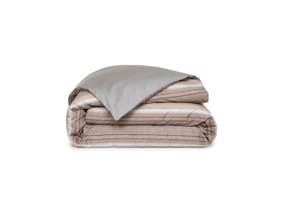 Housse de couette Satin de coton - METASTRIPE