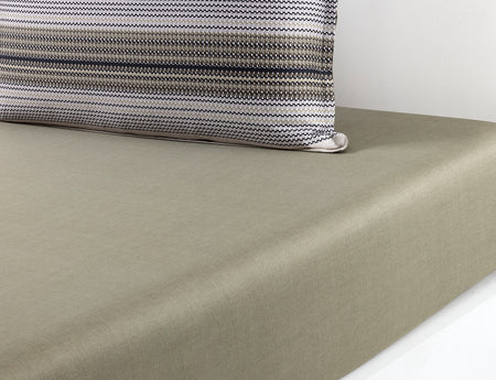 Drap housse Satin de coton - MODERNIST Gris