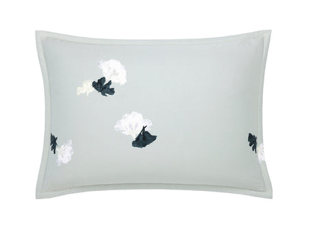 Taie d'oreiller Satin de coton - MOONFLOWER Gris