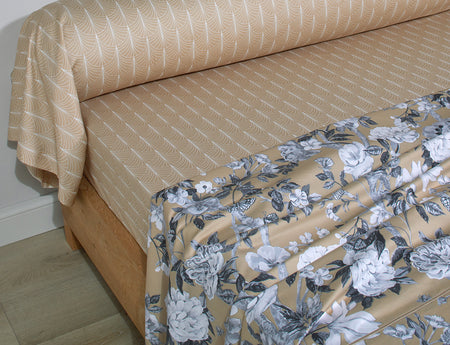 Drap plat Satin de coton - IMPERIAL Chanvre