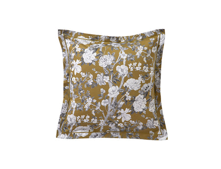 Taie d'oreiller Satin de coton - IMPERIAL Olive