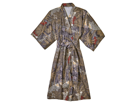 Kimono Jardins de Babylone indigo