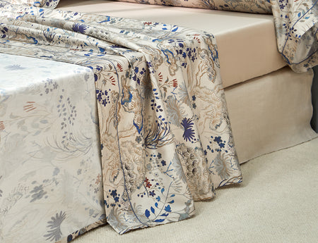 Drap plat Satin de coton - KASUMI Chanvre