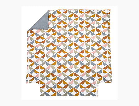 Housse de couette Percale de coton - LINTU Caramel