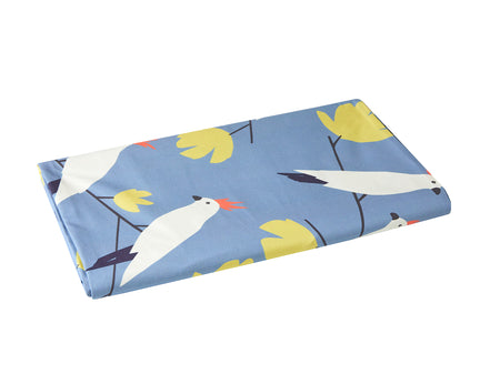 Drap plat Love Birds Denim