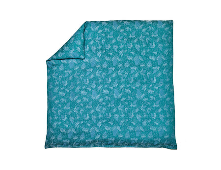 Housse de couette Satin Jacquard - LUPINS Emeraude