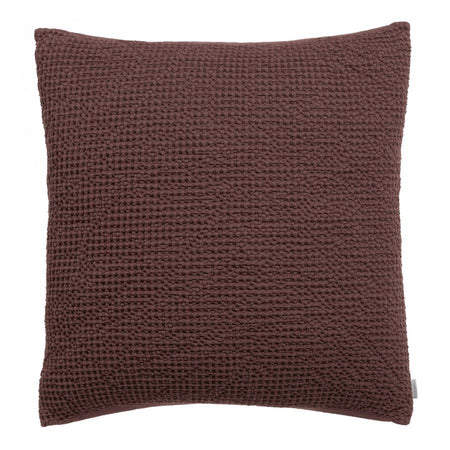 Coussin Nid d'abeille coton recyclé - MAIA Ebene