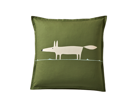 Taie d'oreiller Percale de coton - MR FOX Forêt