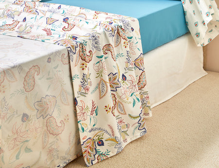 Drap plat Percale imprimée - NILA Multico