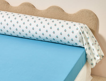 Taie de traversin Percale imprimée - NILA Multico