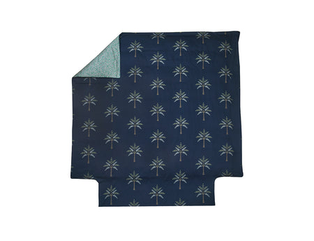 Housse de couette satin de coton - PALM GROVE Nuit