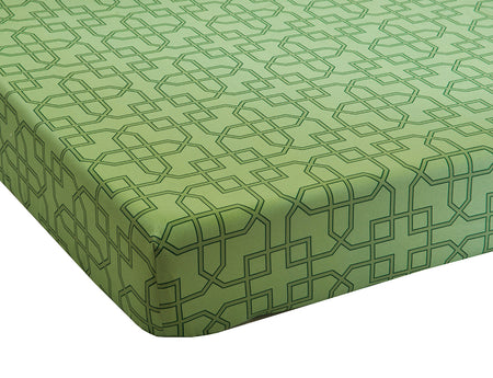 Drap housse satin de coton PARADESIA Emeraude