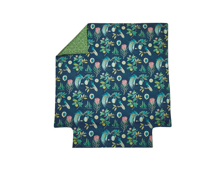Housse de couette satin de coton PARADESIA Emeraude