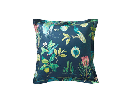 Taie d'oreiller satin de coton PARADESIA Emeraude