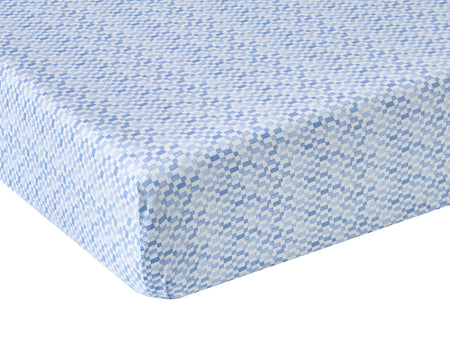 Drap-housse Satin imprimé - PORTOFINO Pastel